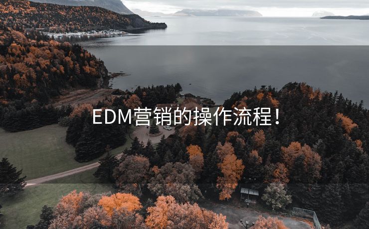 EDM营销的操作流程！