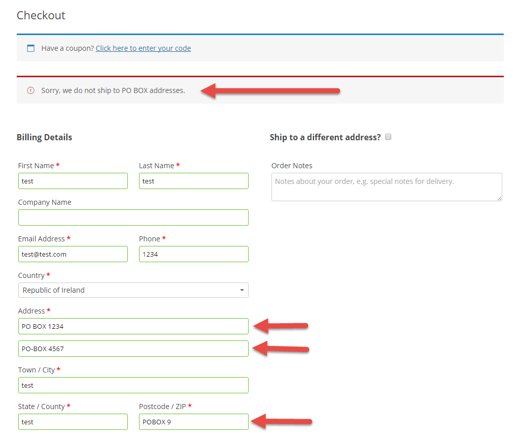 WooCommerce 教程：不允许运送到 PO BOX