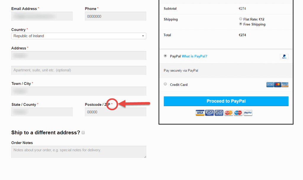 WooCommerce 教程：禁用 Postcode / ZIP 邮编验证在 Checkout 页面