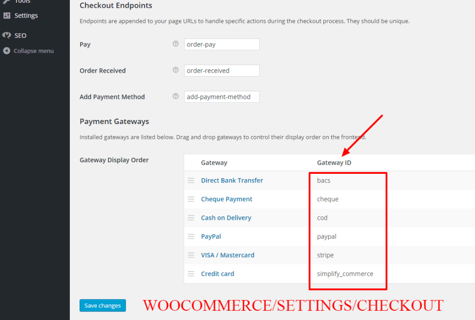 如何在 WooCommerce 中禁用特定国家的付款网关