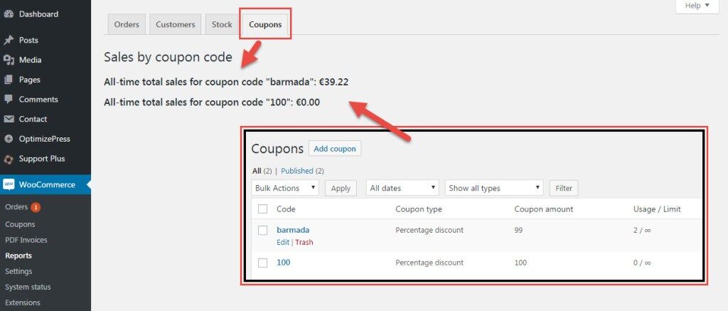 WooCommerce 教程：通过优惠券代码计算销售额