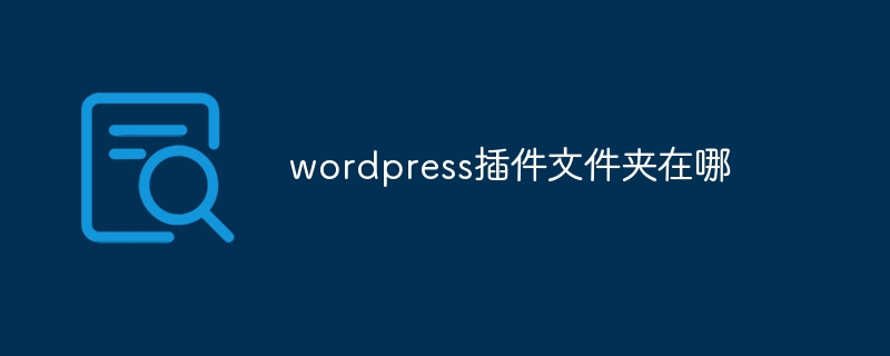 wordpress插件文件夹在哪