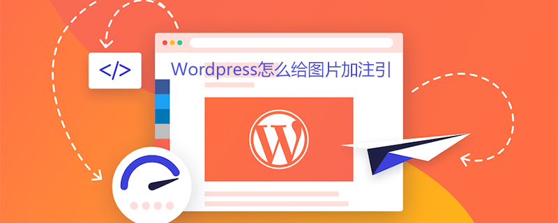 Wordpress怎么给图片加注引