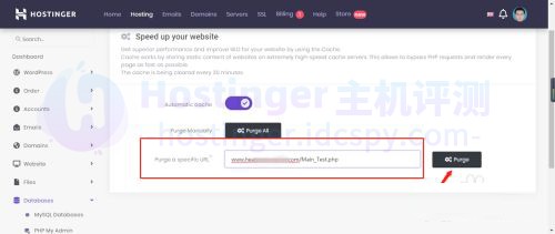 Hostinger虚拟主机启用缓存功能教程