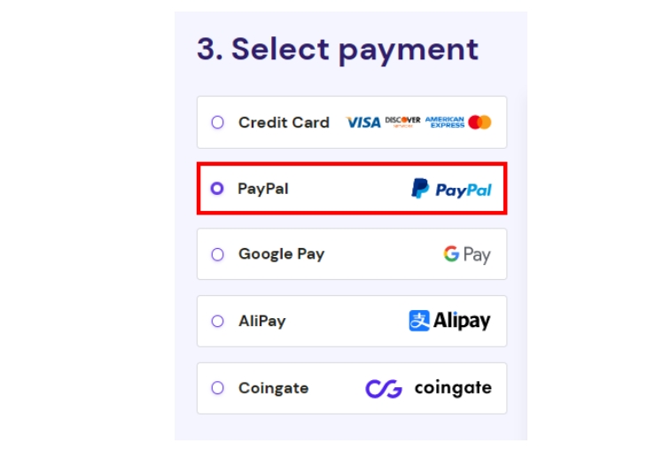 Hostinger主机使用PayPal付款教程