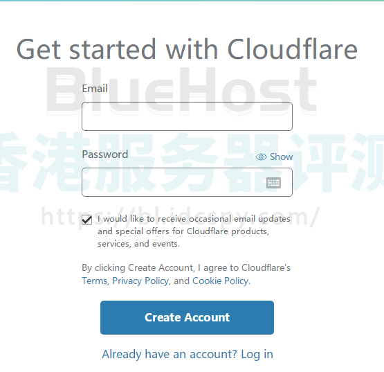 BlueHost主机CloudFlare CDN加速设置教程