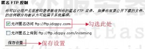 HostEase设置匿名FTP教程