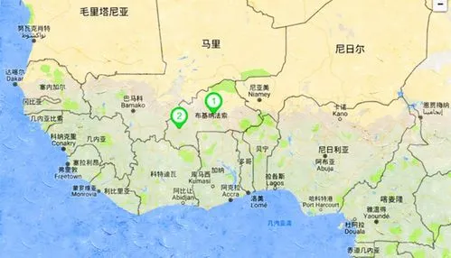 布基纳法索地图（布基纳法索在哪里）