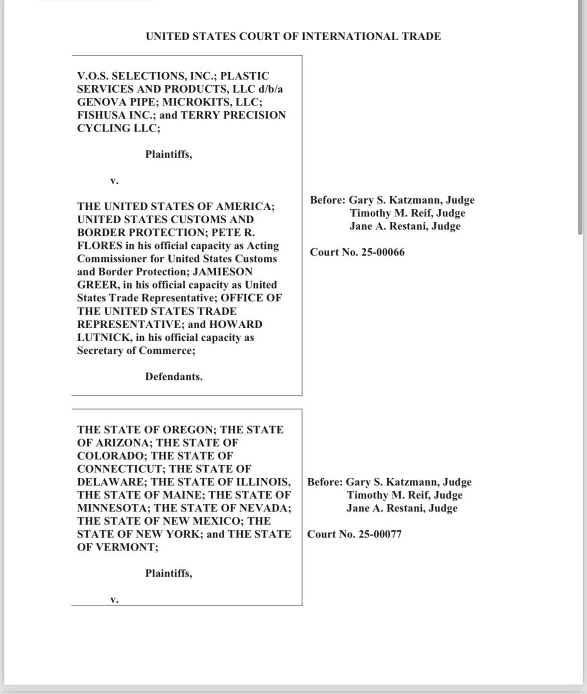 突发！美法院裁定特朗普“对等关税”非法，立即撤销并永久禁止实施